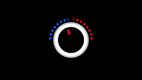 Minimal Timer Clock Dial Stock Footage 335591725