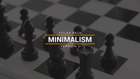 Minimal Titles &amp; Lower Thirds 1 스톡 After Effects