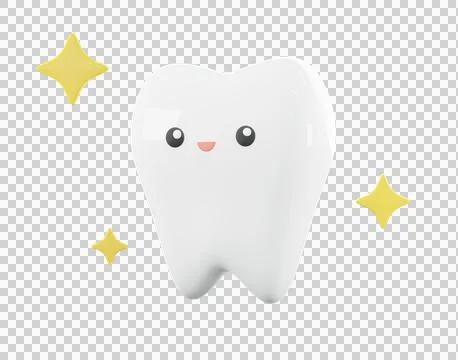 Minimal Tooth design. Stock Illustration
