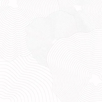 Minimal Topographic Line Pattern Background Stock Illustration