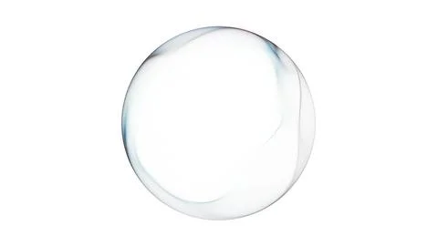 Minimal transparent glass orb on a clean white abstract background, soft cy.. 스톡 일러스트
