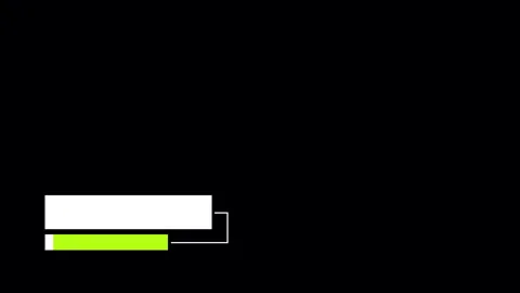 Minimal Trendy Dynamic White Green Lower Third 4k Resolution Stock Footage 288428136