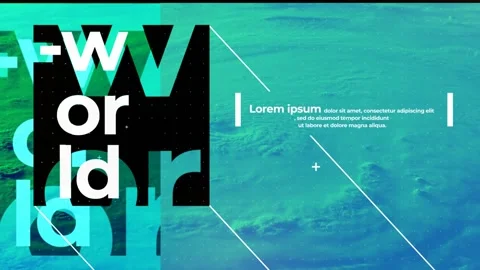 Minimal Tv News Opener After Effects stock