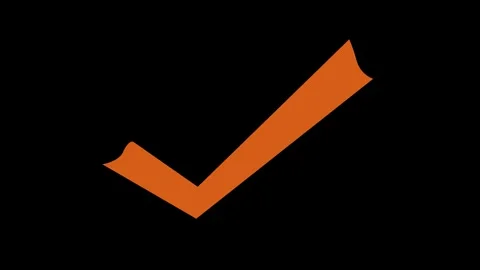 Minimal UI Checkmark Icon Animation for Mobile and Web Applications Stock Footage 337016467