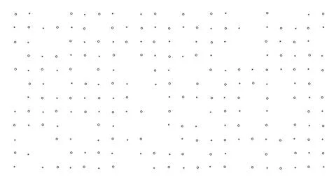 Minimal Uniform Grid Pattern With Symbols Stock Illustration