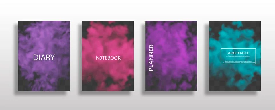 Minimal vector abstract cover notebook design. Planner and diary cover for print Stock Illustration