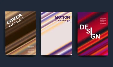 Minimal vector covers design. Cool gradients. Future geometric template. Illustrazione stock