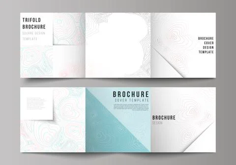 The minimal vector editable layout of square format covers design templates for Stock Illustration