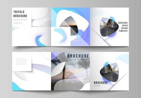 The minimal vector editable layout of square format covers design templates for Stock Illustration