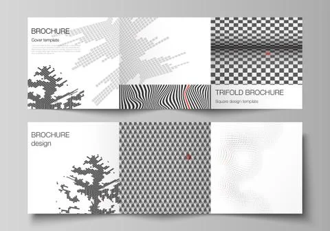 The minimal vector editable layout of square format covers design templates for Stock Illustration