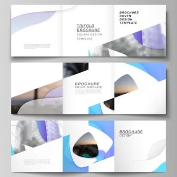 The minimal vector editable layout of square format covers design templates for Stock Illustration