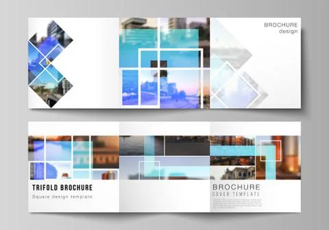 The minimal vector editable layout of square format covers design templates for Stock Illustration