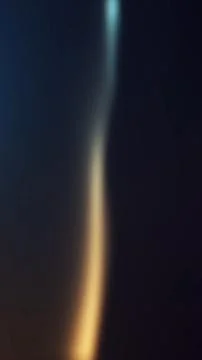 Minimal vertical gradient with soft glowing light beam on dark background, .. Stock Illustration