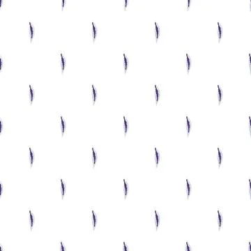 Minimal violet leaf pattern creating seamless plant background Stock Illustration