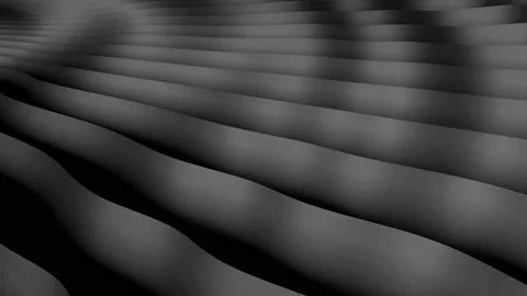 Minimal waving stripes abstract background gray Stock Footage 200952607