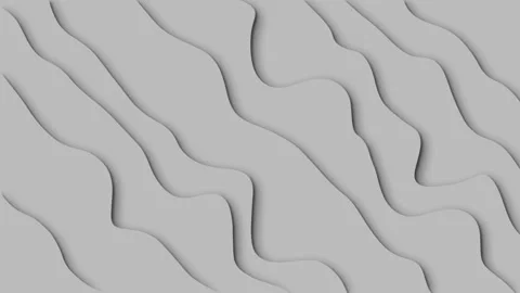 Minimal Wavy Lines Background | Clean Line Art Motion Stock Footage 324009454