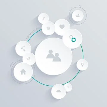 Minimal Web Template Stock Illustration