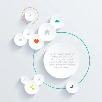 Minimal Web Template Stock Illustration