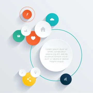 Minimal Web Template Stock Illustration