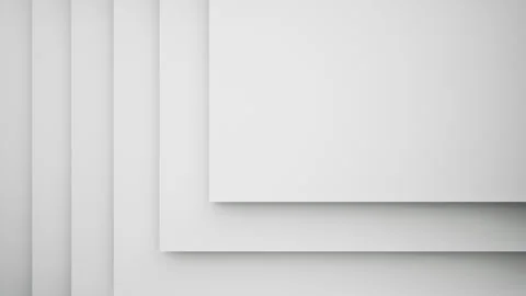 Minimal White Abstract Geometric Background Animation 库存影片 312312461