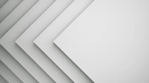 Minimal White Abstract Geometric Background Animation 库存影片 312312524