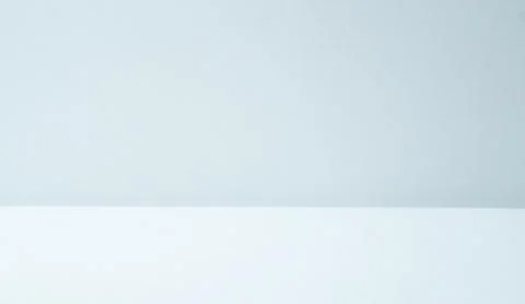 Minimal White And Light Blue Product Background With Copy Space Stock Photos