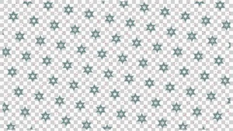 Minimal White Background with Decorative Star Shapes Illustrazione stock