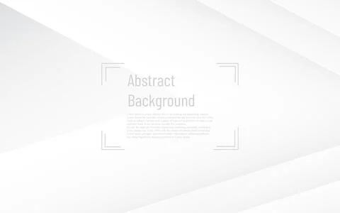 Minimal white line and shadow for create cover, background and backdrop Stock Illustration