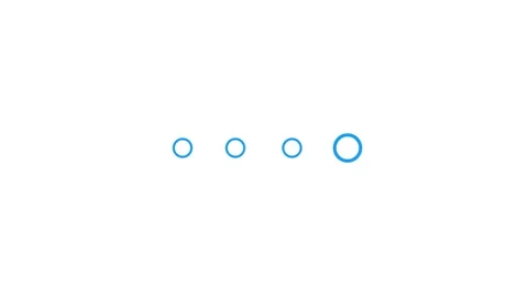 Minimal White Loading Circles Animation on White Background. Clean Modern U.. 스톡 동영상 337566840