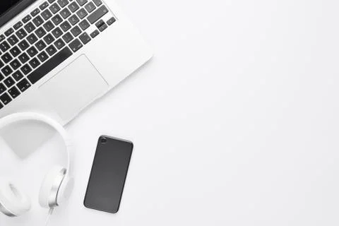 Minimal work space concept. Stock Photos