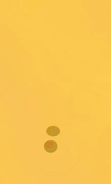 Minimal yellow abstract background with two soft discs and faint arc lines,.. Stock Illustration