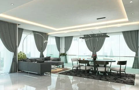 From Minimalism to Maximalism Exploring Interior Design Styles for Your Liv.. Stock Illustration