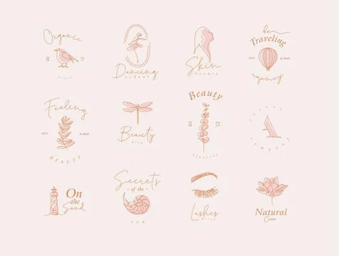 Minimalism modern graphic design elements Stock Illustration