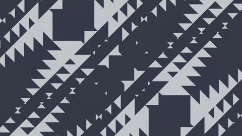 Minimalist 2D Diagonal Triangle Pattern Loop Stock Footage 347663800