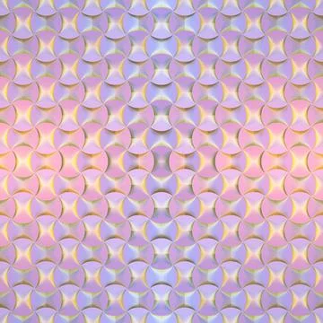 A minimalist 3D background with a pattern of curved elements 스톡 일러스트