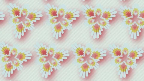Minimalist 3D High Key Biomorphic Grid Motion Background Stock Footage 335783059