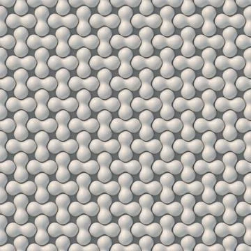 Minimalist 3D pattern crafted from gray matte polymer. Elegant abstract Illustrazione stock