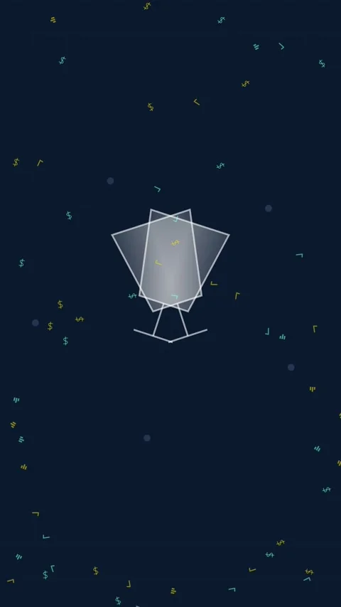 Minimalist Abstract Art: Geometric Triangle Corner Graphic Design Overlay Stock Footage 344934982