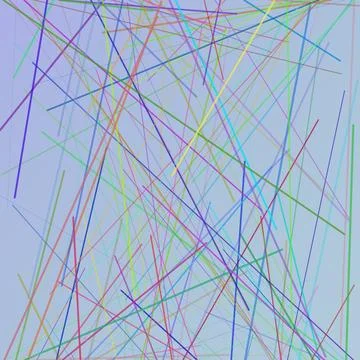 Minimalist abstract background with colorful diagonal lines on light blue. .. Illustrazione stock