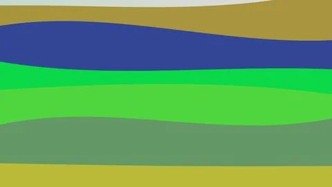 Minimalist abstract background with colorful horizontal wavy layers and str.. 库存插图