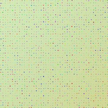 Minimalist abstract background featuring a colorful multicolored dot patter.. Stock Illustration