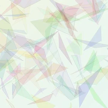 Minimalist abstract background featuring pastel geometric triangles and ove.. Stock Illustration