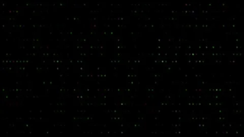 Minimalist abstract background featuring rows of blinking green dots Vídeos de archivo 335174719