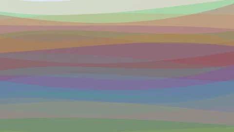 Minimalist abstract background featuring soft colorful overlapping waves in.. イラスト素材