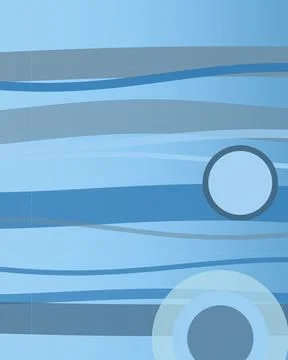 Minimalist abstract background with layered blue and gray horizontal stripe.. Stock Illustration