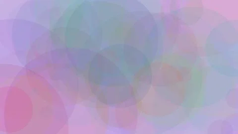 Minimalist abstract background with overlapping pastel circles in soft pink.. Stock Illustration