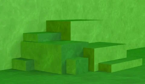 Minimalist abstract background, primitive geometrical figures, pastel colors, Stock Illustration