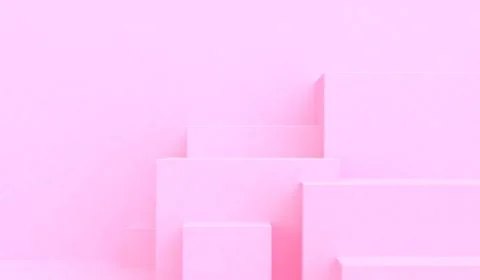 Minimalist abstract background, primitive geometrical figures, pastel colors, Stock Illustration