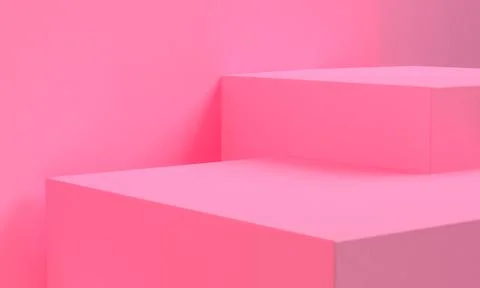 Minimalist abstract background, primitive geometrical figures, pastel colors, Stock Illustration