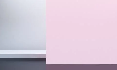 Minimalist abstract background, primitive geometrical figures, pastel colors, Stock Illustration
